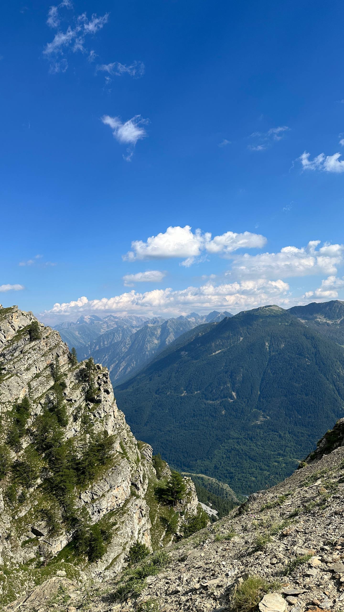 View from the top of Monte Montagnetta, Valle Stura